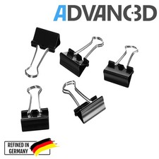 Advanc3D 4x Foldback Heizbett Klammer Build Platform Glass Retainer Back FDM