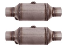 2 Universal Catalytic Converter EPA Approved 2.25" x 15.0 OAL 5" OD Made in USA