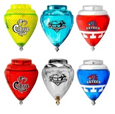 6 PCS SIX TROMPO SPIN TOP TOY PEONZA COMETA COBRA DIAMANTE AZTECA SPINNING TOP