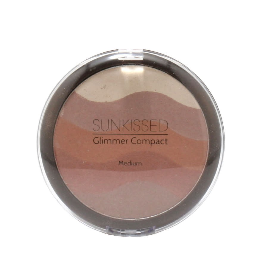 Солнцезащитный крем для женщин Sunkissed Glimmer Compact (тестер) для среднего макияжа 5055193512385