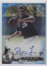 2017 Bowman Chrome Rookie Blue Refractor /150 Reynaldo Lopez #BCAR-RL Auto z4o