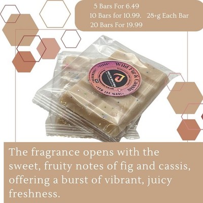 Wax Melts Snap Bars Wild Fig & Cassis stark duftend je 28+g vegan.