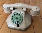Vintage Metal Rotary Phone toy