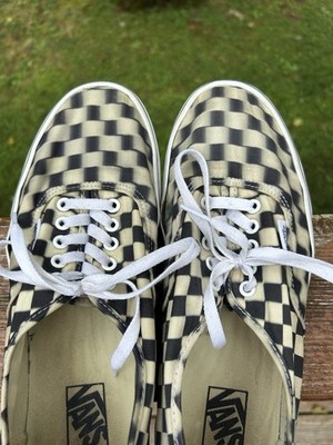 Vans authentic Blur  Check Blurry Optical Illusion 11 Men s