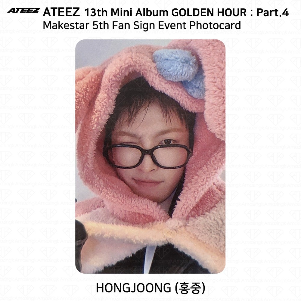ATEEZ 13th Mini Album Golden Hour Pt.4 MakeStar 5th Fan Sign