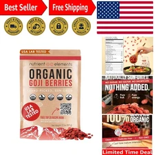 Extra Large Sun-Dried Goji Berries - 8 oz of Sweet, Nutrient-Packed Goodness