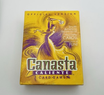 Canasta Caliente Card Game Parker Brothers Official Version 2001 Complete