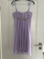 Heine Cocktailkleid Jugendweihe Hochzeit Chiffon Flieder Gr. 36 Wie Neu