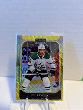 2021-22 O-PEE-CHEE PLATINIUM HOCKEY NEON YELLOW SURGE #155 JOE PAVELSKI