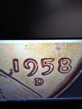 1958 D Lincoln Wheat Penny Cent DDO-Copper Coins 1DO-001 Variety Error BU RED #5