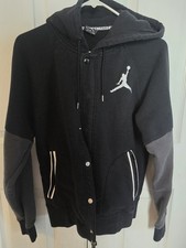 AIR MICHAEL JORDAN No. 23 CHICAGO BULLS Men's Small Hooded Sweatshirt BLK