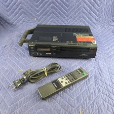 Sony EV-S1 Video8 8mm Video Tape Player Turns on, play, ff, rew work, Parts Only