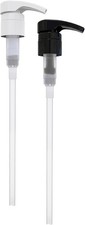 BRIGHTFROM Universal Dispensing Pump, Perfect for Shampoo  White/Black