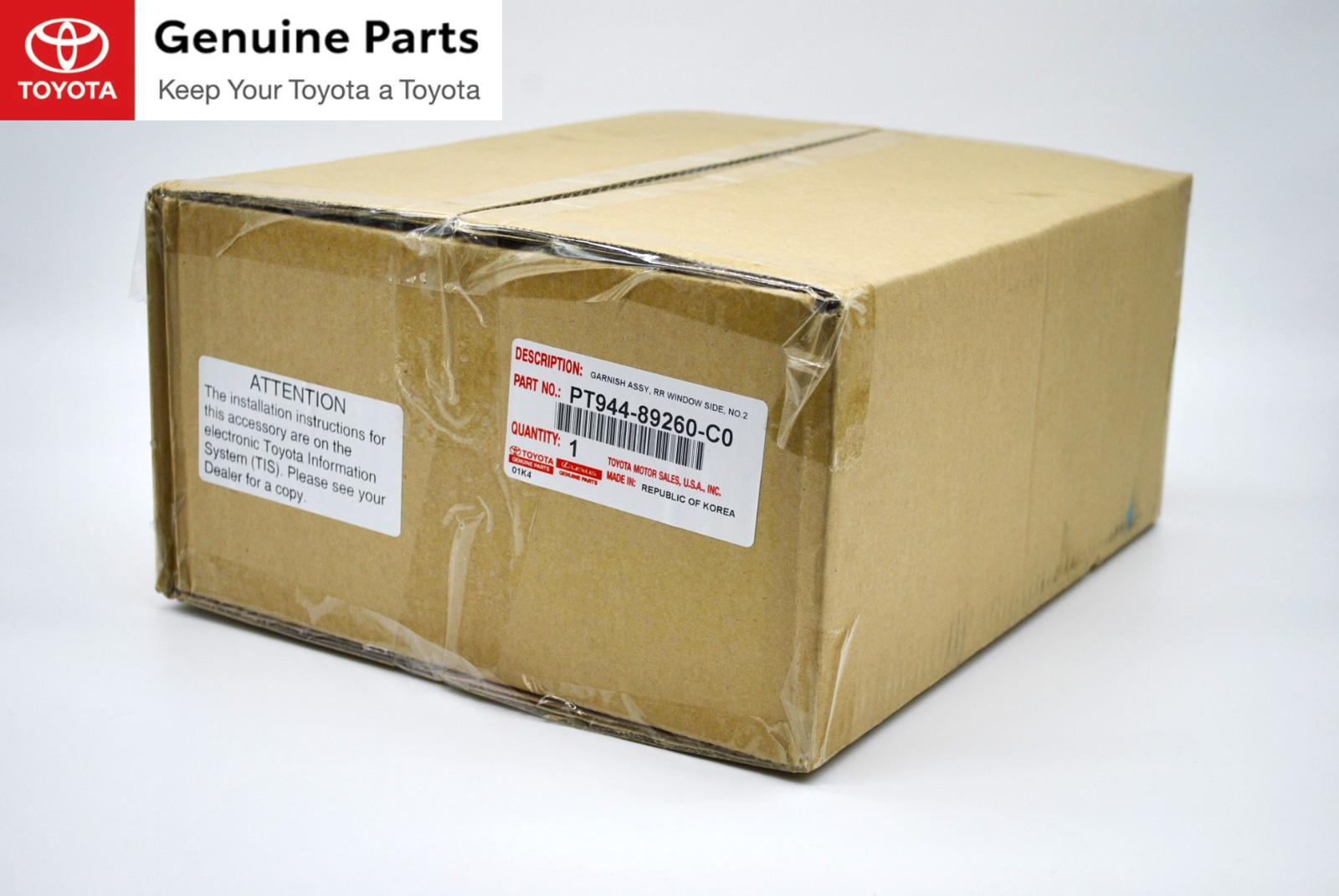 2025-2026 Toyota 4Runner Cargo lampsPT944-89260-C0