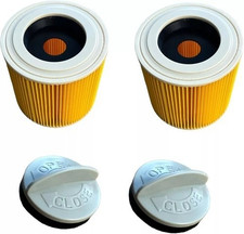 2Pcs Cartridge Filter for Karcher WD WD2 WD3 Series Wet & Dry Vacuum Cleaner Set