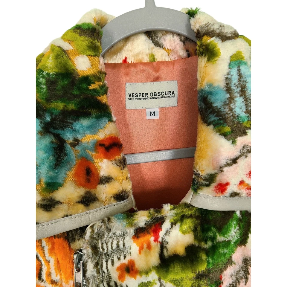 Mia Vesper Obscura Tapiz Sagrado Moto Chaqueta Cuero Napa Talla M Unisex Foto 2 de 4