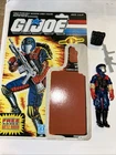 1986 HASBRO GI JOE COBRA VIPERS v1 FIGURE COMPLETE Tight Joints Backer Card SL