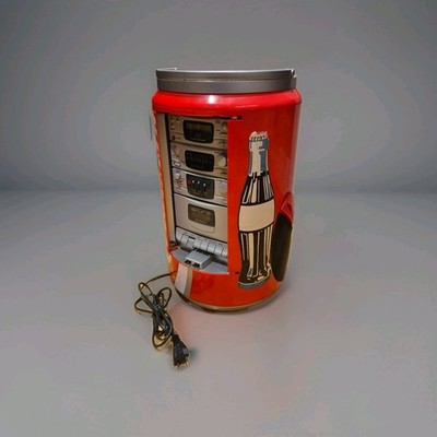 Coca Cola Akura C301 C302 Stereo HiFi Radio, Cassette, CD Player System Coke Can