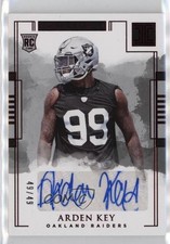 2018 Panini Impeccable Rookie Auto Red 49/49 Arden Key #151 Auto 0nr3