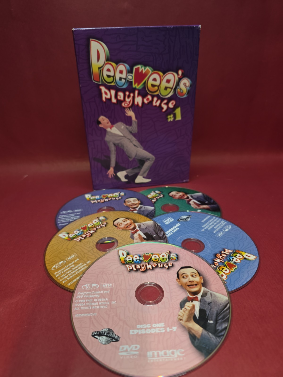 Pee-Wee's Playhouse, Vol. 1 (DVD, 2004) REGION 0 FORMAT NTSC