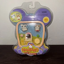 Vintage Hamtaro Little Hamsters Big Adventures Figure  Bijou & Howdy Rare 2000