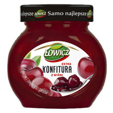 5900397012455 Łowicz Konfitura extra z wiśni obniżonej zawartości cukrów 240g M