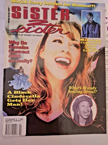 Mariah Carey Magazine Article: SISTER 2 SISTER (February 1996)