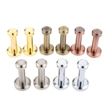 2Pcs Wall Mount Robe Coat Hook Brass Bathroom Towel Hook For Closets Office