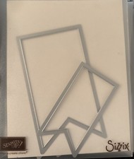 Stampin Up Sizzix Banners Framelits Dies Set of 6 Scrapbooking