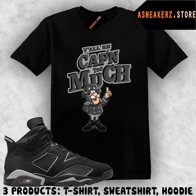 Shirt Match AJ 6 Cap and Gown 2026 Sneaker Matching Sneakerhead Captain T-Shirt