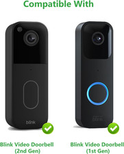 Anti-Theft Blink Doorbell Mount, Drill-Free Door Mount for All-New Blink Vide...