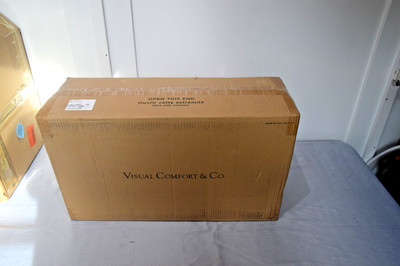 Visual Comfort Clara 3 Light Vanity Polished Nickel/Textured Black VS24403PN/TXB