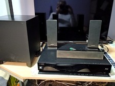 Sony BVD-E370W Black Home Cinema BluRay with main speakers, sub woofer & centre