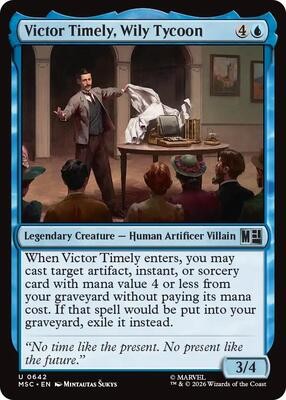 Victor Timely, Wily Tycoon  642 Marvel Super Heroes Foil