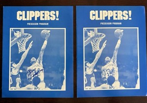 1983 TERRY CUMMINGS & BILL WALTON signed SAN DIEGO CLIPPERS PROGRAM autograph