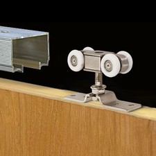 1 Pair Sliding Door Track Hanging Rail Residential Commercial Door Hardware