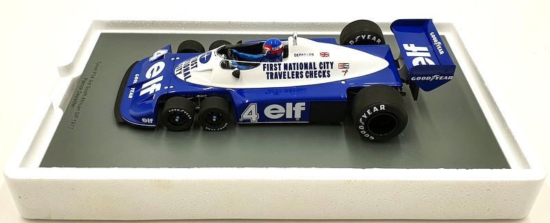 Miniature F1 Tyrrell P34 #4 Depailler - GP Afrique Du Sud 1977 - Spark 1/18 (18S571)