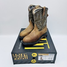 Ariat Men  s WorkHog Composite Toe Pull-On H20 Waterproof - Size 10-D - 10008635