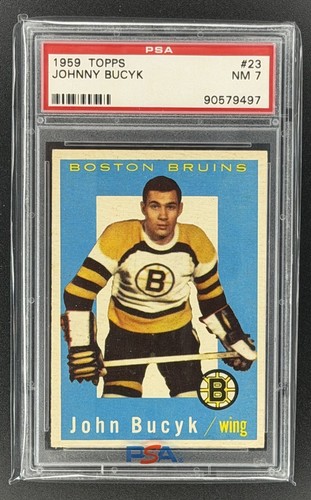 Johnny Bucyk #23 1959 Topps card