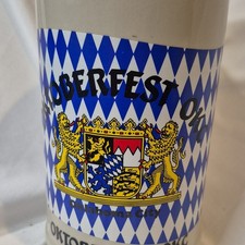 Rastal Oktoberfest OKC German Beer Mug 1L Stein Breweriana Germany Collectible
