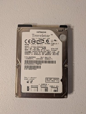 Hitachi Travelstar HTS541080G9AT00 80GB 5400RPM ATA/IDE 2.5'' Internal HDD