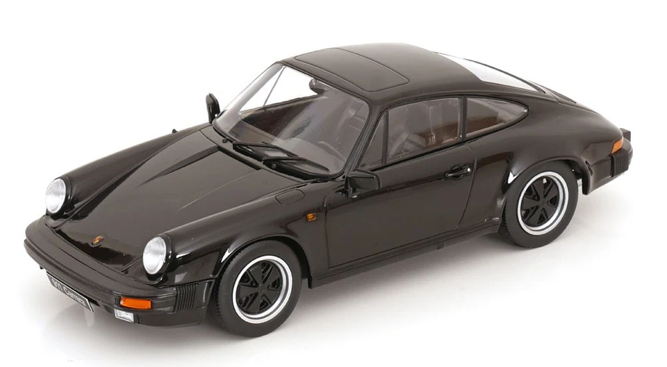 Porsche 911 Carrera Coupé 1983 Noir Voiture Modèle 1:18 Die-Cast KK Scale - Photo 1/4