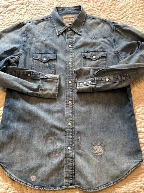 Ralph Lauren Polo Denim Patchwork Distressed  Spo… - image 3