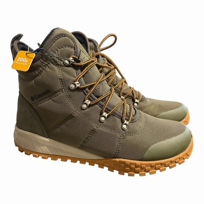 Columbia Fairbanks Boot Omni-Heat Waterproof BM2806-384 Green Khaki Men Sz 10