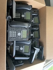Avaya 9608 IP Corded Telephone Lot Black Speakerphone Headset Mute