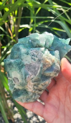  FLUORITE, Green FLUORITE GRADE on Matrix/Madagascar 778g