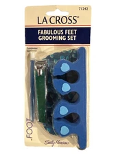#71242 Sally Hansen La Cross Fabulous Feet Grooming Set w/Clipper & Toe Spacers
