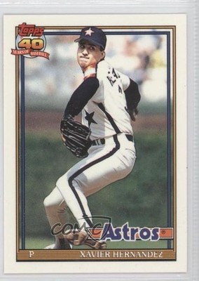 1991 Topps Factory Set Collector's Edition (Tiffany) Xavier Hernandez #194 0j0