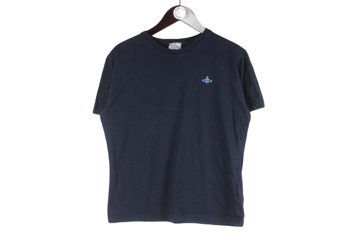 Vivienne Westwood T-Shirt Size XS/S blue small logo crewneck