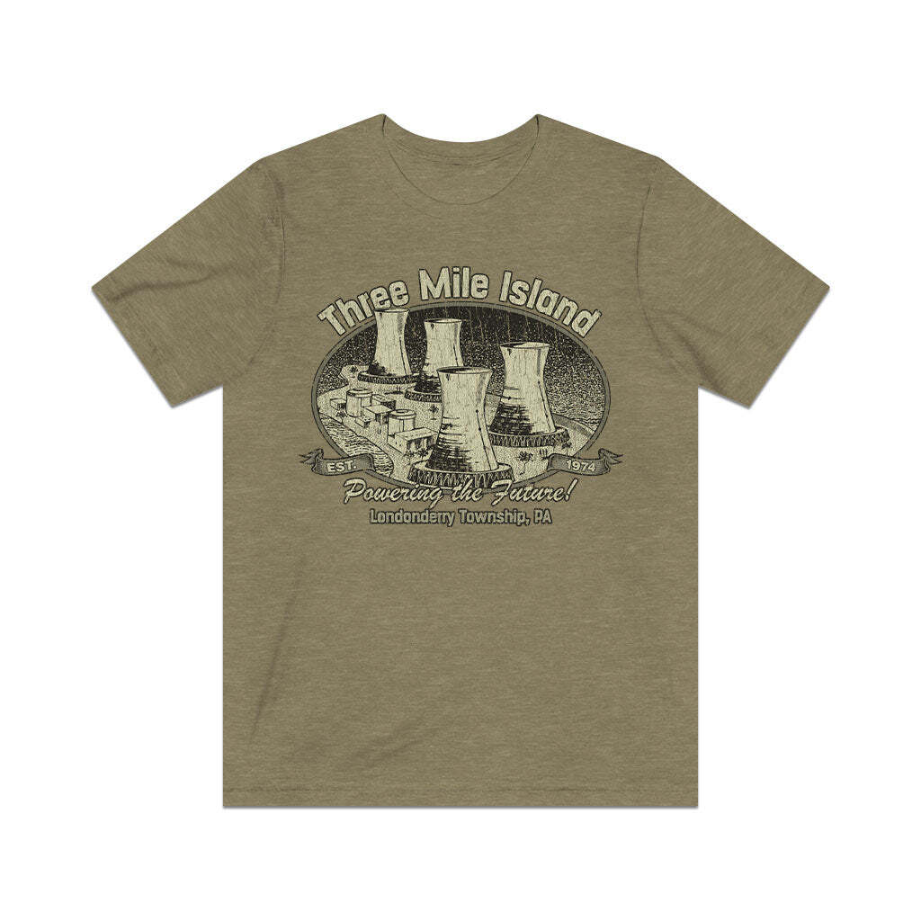 Three Mile Island Powering The Future 1974 Vintage Men's T-Shirt